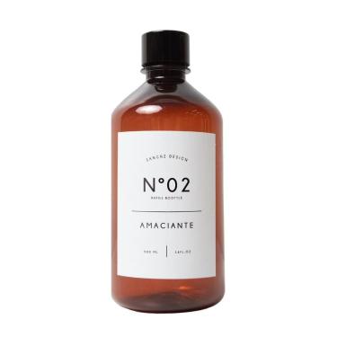 Imagem de Frasco Âmbar Retrô Amaciante - 500Ml Branco