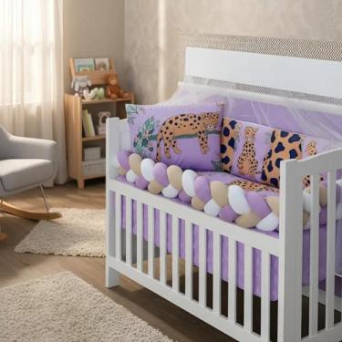 Imagem de Kit Berço 10 Peça Baby Dream Super Macio E Prático Para Bebê - De Luca