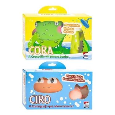 Imagem de Meu Livrinho Fantoche De Banho: Cora, a Crocodilo Vai Para o Banho - H