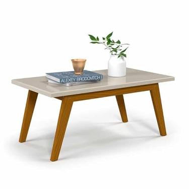 Imagem de Mesa de Centro Retangular 90 x 50 x 39 Prism Patrimar Off White