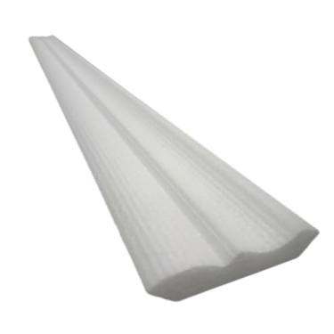 Imagem de Moldura Teto Isopor Sanca Roda Teto Kit 25 Mts 5 cm de face - S/ABAS