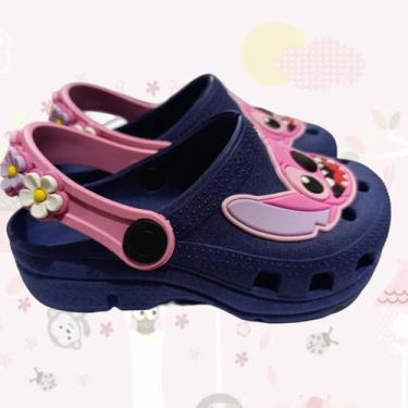 Imagem de Sandália Infantil Feminina Babuche Estampa de Bichinho Fofo Leve e Con