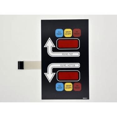 Imagem de 112559 com sinal de seta OPL teclado touchpad interruptor de painel de controle para teclado de membrana American Dryer/ADC modelo AD320/AD330
