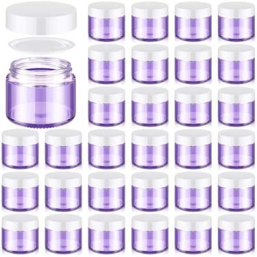 Imagem de Frascos de vidro Domensi 60 ml com tampas, tamanho de viagem: 32 unida