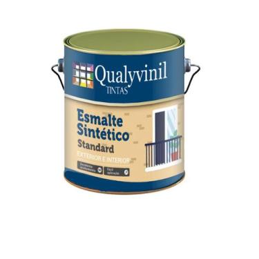 Imagem de Esmalte Sintético Qualyvinil Ferro Madeira Brilhante 900ML, Branco