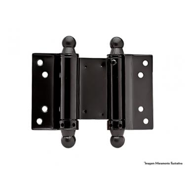 Imagem de Dobradica Silvana Vai-Vem Preta 3