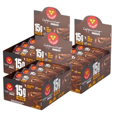 Imagem de 3x Barra Proteica 3 Corações Cappuccino Chocolate 12 Unidades 50g, Cap