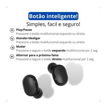 Imagem de Fone de Ouvido Bluetooth Preto Para Samsung A32