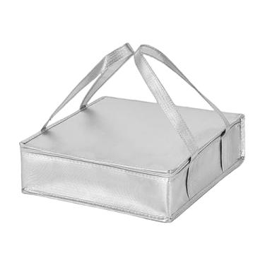 Imagem de DimyFew Bolsa para entrega de pizza, multiuso, fácil de limpar, para manter a temperatura fresca, bolsa aquecedora de pizza para restaurantes comerciais e, 12 Inch