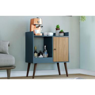 Imagem de Aparador De Sala Jantar Mb 1058 C- 1 Porta Mel-petroleo - Movelbento