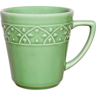 Imagem de Kit 4 Canecas Verde Mendi Sálvia Oxford® Cerâmica 360ml