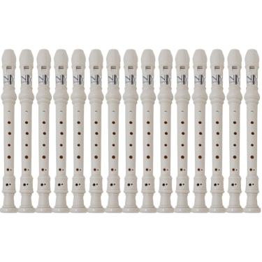 Imagem de Kit 15 Flautas Doce Barroca FL 20B New York