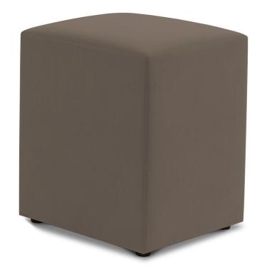 Imagem de Puff Decorativo Sala De Estar Quadrado 36x47cm Suede Capuccino - Desk Design