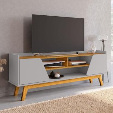 Imagem de Rack Para Sala Turim Tv Até 65 Polegadas Com Pés Madeira\