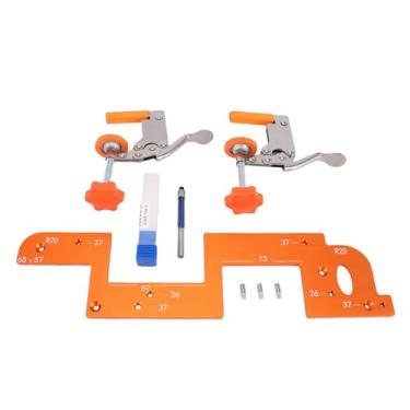 Imagem de Garosa Modelo de Ranhura Ferramenta de Posicionamento de Ranhura de Porta de Gabinete Em Liga de Alumínio Anodizado Com Cortador de Rolamento de Aço Inoxidável para Guarda-roupa de