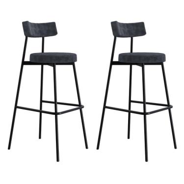 Imagem de Banqueta Alta Stout Ae: 100 / Aa: 75cm C/02 Un. Bqst7510.2 Boucle Nuvem Boucle Nuvem