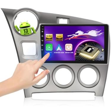 Imagem de Estéreo veicular Carplay sem fio para Toyota Matrix 2009-2014 com tela sensível ao toque de 22 cm, [Qualcomm 8-core 4 + 64 GB] Android 13 rádio para carro Android Auto BT5.1/DSP/áudio de alta