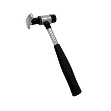 Imagem de Jiayouy Instrumento de sopro de latão, reparo de amassados, martelo de metal trompete ferramenta de remoção de amassados, acessórios de martelo de dupla face