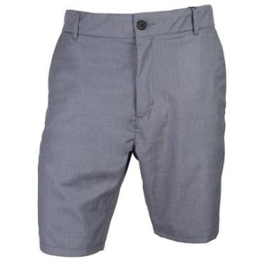 Imagem de Bermuda Masculina King&Joe Alfaiataria Slim Cinza - BM23222-Masculino