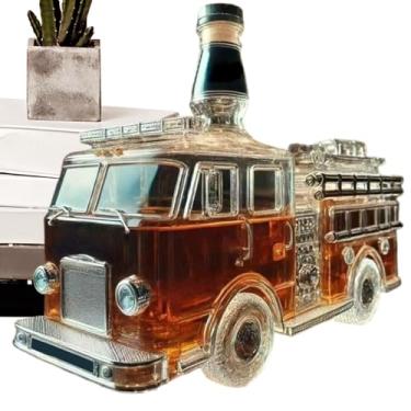 Imagem de Decantador de uísque, garrafa de uísque em forma de carro, estátua artística - Dispensador de álcool engraçado para prateleira, sala de estar, bar, restaurante, bourbons, brandies de tequilas