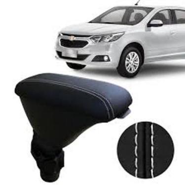 Imagem de Apoio De Braço Cobat material sintético Preto Com Costura Branca - Sca