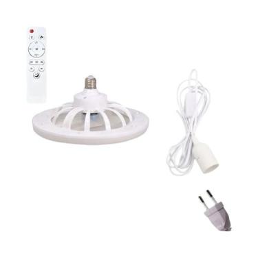Imagem de Luz De Ventilador De Teto LED Regulável E27 Com Controle Remoto, Ajust