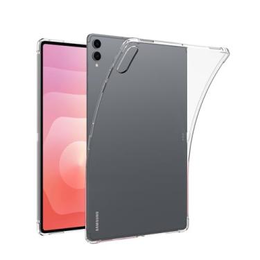 Imagem de Asgens Capa transparente para Samsung Galaxy Tab S11 Ultra 37.1 cm 2025, capa protetora de silicone TPU macio e leve com absorção de choque para Samsung Galaxy Tab S11 Ultra 37.1 cm 2025