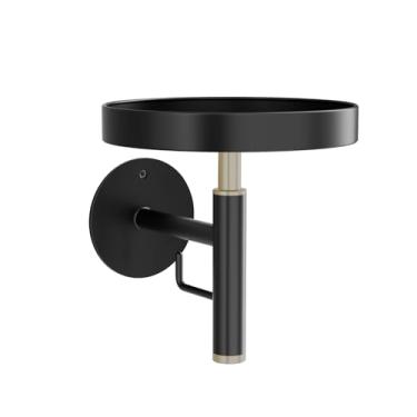 Imagem de DELLAN Plantadores de parede para plantas de interior, cabide de plantas para janelas internas, prateleiras, preto-perlbeige