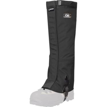 Imagem de Outdoor Research Polainas clássicas de crocodilo femininas - Largas, Preto, Large