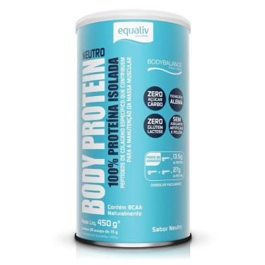Imagem de Proteina Isolada Sem Lactose Neutro 450g - Equaliv-Unissex