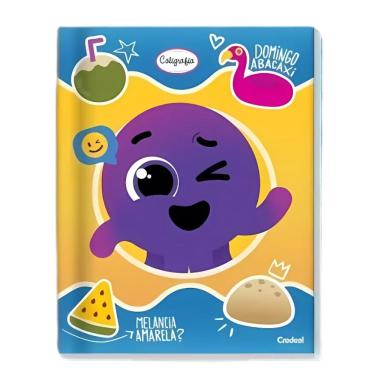 Imagem de Caderno Brochura Caligrafia Capa Dura 40 Folhas Bolofofos Credeal Estampa 1