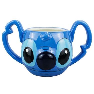 Imagem de Caneca decorativa de porcelana Stitch Disney Taimes