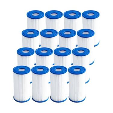 Imagem de DAYEAR Filtro de água de sedimento plissado de 20 mícrons 12,7 x 6,3 cm Cartucho de filtro de mergulho a frio de substituição compatível com resfriador de água Cold Plunge, refrigerador de banho de