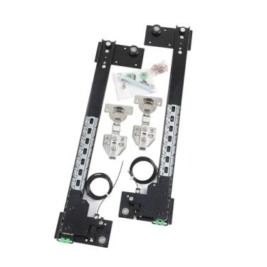 Imagem de Guarda-roupa, dobrável, oculta, trilha, móvel, bolso, porta, armário de TV, instalação lateral de porta, trilho deslizante de encaixe invisível (22 polegadas 550 mm)