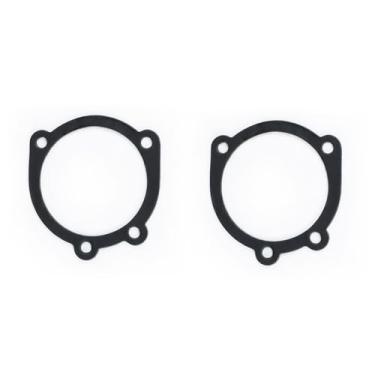 Imagem de 2 peças de junta de filtro de filtro de admissão de ar de motocicleta para Harley XL Sportster 883 Softail Dyna Touring Big Twin Cam FLT FLST FXDLS M8 (compatível com 1)