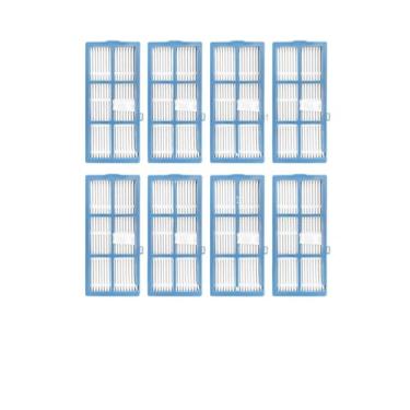 Imagem de Compatível com o aspirador robô Hosome G9070: peças de reposição, escova lateral principal, filtro HEPA, pano de limpeza e acessórios.(8 filters)