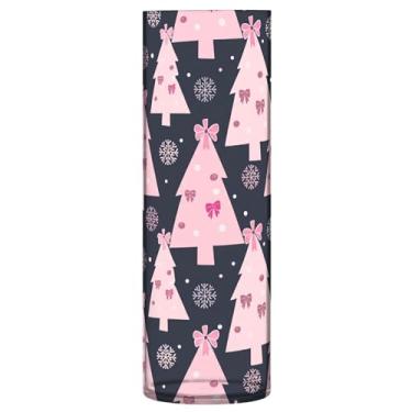 Imagem de Burbuja Vaso de flores de árvore de Natal, não quebrável, alto, redondo, transparente, vaso cilíndrico para decoração de casa, escritório, buquê de casamento