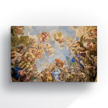 Imagem de quadro teto palazzo medici 60x40 arte em tela