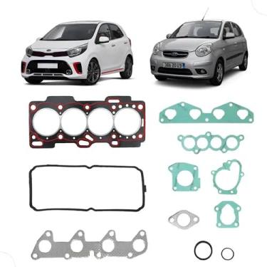 Imagem de Junta Retifica Superior Cabeçote Picanto 1.0 2008/. Fibra