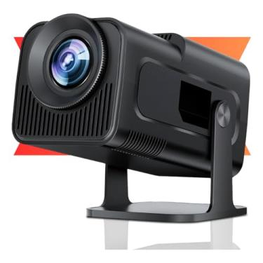 Imagem de Projetor Portatil Mini 5g Wifi 6 Bluetooth 5.0 Android 11 HY320 Projetor 4K 1080 Full HD Suporte 12000 Lumens Para Celular LED Auto Correção Horizontal 180° Linha Premium