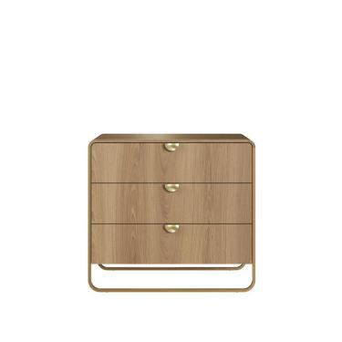 Imagem de Cômoda com 3 Gavetas Dunna 90 cm