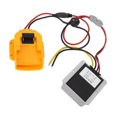 Imagem de FTVOGUE Regulador de Tensão DC 20V a 12V 15A 180W Conversor Descendente à Prova de Choque de Alta Eficiência Com Adaptador de Bateria e Interruptor para Carrinhos de Energia Luzes LED