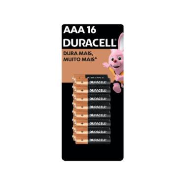 Imagem de Pilha Alcalina AAA Palito Duracell - 16 Unidades