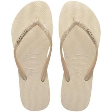 Imagem de Chinelo Havaianas Slim Glitter Tiras Finas Reluzentes - 7013956-Unissex