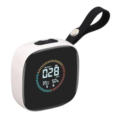 Imagem de WALFRONT Monitor Inteligente de Qualidade do Ar Com PM2.5 Detector de Qualidade do Ar Profissional Sensores de Temperatura e Umidade Tela LED para Aluguel de Escritórios Domésticos