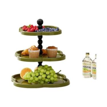 Imagem de Bandeja De Frutas De Vários Andares UFORU, Exquisita Para Chá Da Tarde