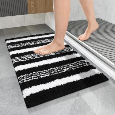 Imagem de Tapete de baño LOCHAS 61x43 cm de microfibra esponjosa antideslizante