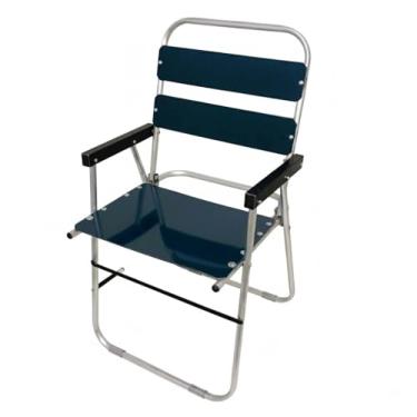 Imagem de Cadeira Dobrável Flamingo M1 Alumínio 100% Ergonômica Alta Leve Brilho - F083