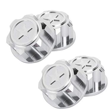 Imagem de Acouto Cubo de Roda RC - Maxx Liga de Alumínio Tampa do Cubo da Roda Acessório Fit Maxx 1/ Carro RC - Brinquedos e Jogos/Veículos Controlados Remotamente e por Aplicativo E/Veículo Controlado (Prata)