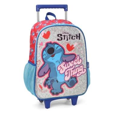 Imagem de MOCHILA STITCH - VERMELHA -COM RODAS - IC39812SC0400UN